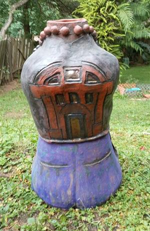 Unusual  Pottery Vase