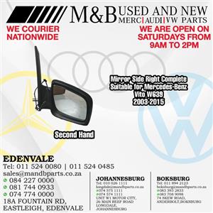 Mirror Side Right Complete (Second Hand)