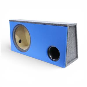 12″ Vinyl Front Subwoofer Enclosure with Flared Port - Blue