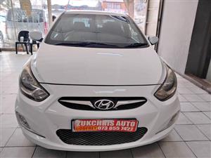 2015 HYUNDAI ACCENT 1.5 AUTOMATIC PETROL  WHITE COLOUR 88000KM REVERSE SENSORS  SPARE KEY