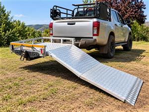 Wheelchair / Mobility Scooter Towbar Carrier with Loading Ramp