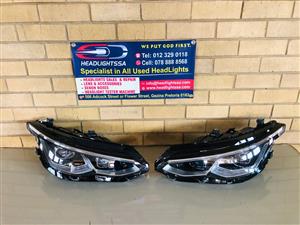 VW Golf 8 TSI and Rline LH and RH (IQ light) headlights