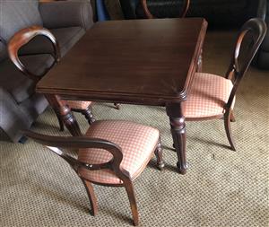 4-seater Wetherly's dining room set