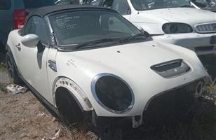 2012 Mini Cooper Roadster stripping for used parts