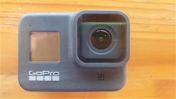 Gopro 8 black with attachments for sale