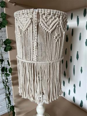 Macrame Lamp Shade