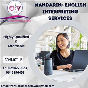 Mandarin to English Simultaneous Interpreting Services