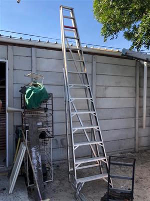 Super Tall Aluminium A-frame ladder for those hard to reach places!