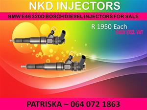 DIESEL INJECTORS NEW OR RECON ON BMW E46 320D FOR SALE