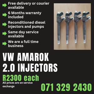 VW AMAROK 2.0 INJECTORS FOR SALE WITH WARRANTY 