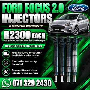 FORD FOCUS 2.0 INJECTORS FOR SALE WITH WARRANTY 