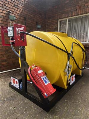 Diesel Bowser Standing units 250L - 5000L 