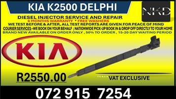 Kia K2500 Delphi Diesel Injectors 
