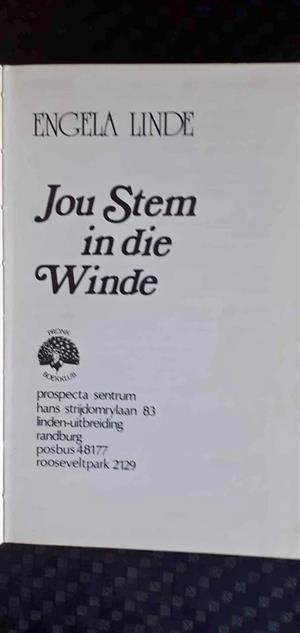 Juwele in die stop Jou stem in die wind - Engela Linde