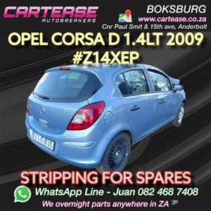 OPEL CORSA D 1.4LT 2009 #Z14XEP SPARES