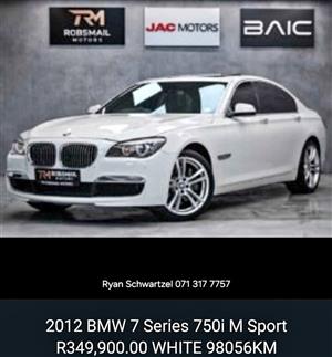 2012 Bmw 7 Series 750i M Sport