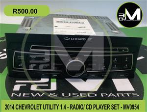 RADIO/CD PLAYER - CHEVROLET UTILITY 1.4