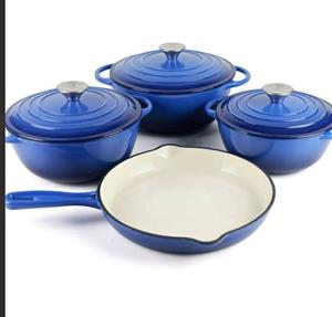 7pc cast iron pots for sale online orders only