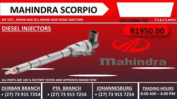 Mahindra Scorpio Diesel Injectors 