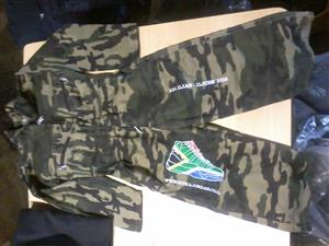 Branded / Un-Branded Camo Clothing For Sale. Discounts for BULK Oders!!! (Avaliable for Adults and Kids).