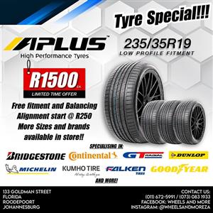 235/35R19 Aplus High Performance Tyres