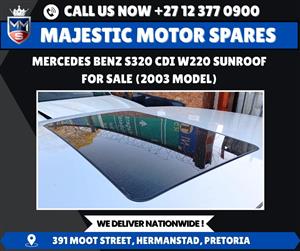 Mercedes S320 CDI W220 sunroof for sale 