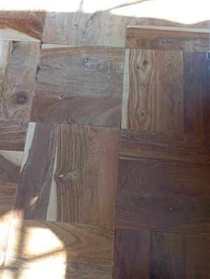Wood block flooring