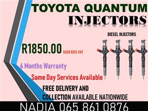 TOYOTA QUANTUM DIESEL INJECTORS AVAILABLE