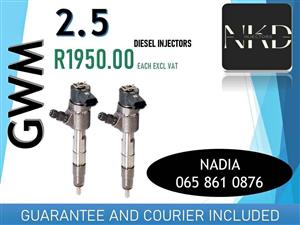 GWM 2.5 diesel injectors for sale