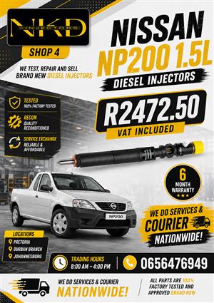 NKD_NISSAN_NP200_1.5L_DIESEL_INJECTORS