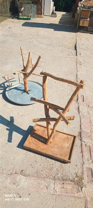 Used medium parrot play ground and stand