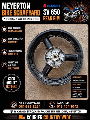 Suzuki SV 650 Rim.  