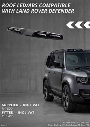 Roof Lights compatible with Land Rover Defender - Fitted