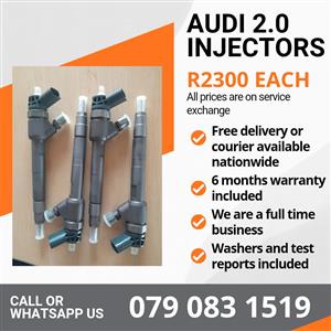 AUDI 2.0 INJECTORS FOR SALE 