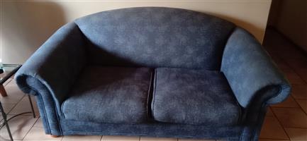 Blue 2 seater couch