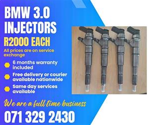 BMW 3.0 INJECTORS FOR SALE WITH WARRANTY ON