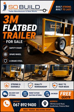4m Car Trailers for sale on order