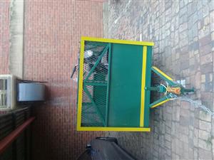 Second hand Box Cage Trailer for sale