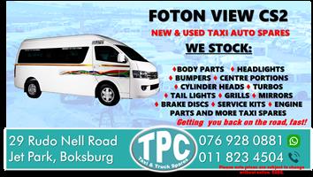 Foton View CS2 Spare Parts - For Sale at TPC