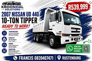 2007 Nissan UD 440 10 ton tipper truck