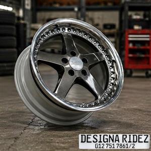 OEM 18' WORK EQUIP 05 - 3 PIECE SPLITS - DIMPLE DISHES - PCD 5/120 - AVAILABLE NOW