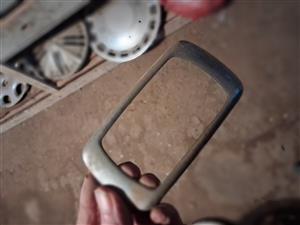 Old car, lens crome holder