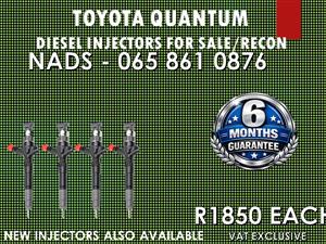 REBUILT DIESEL INJECTORS FOR SALE FOR TOYOTA QUANTUM 