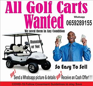 Golf Carts Wanted in Any Condition