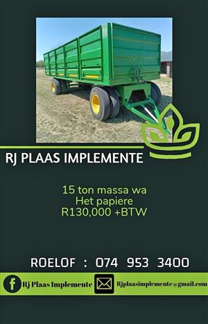 15 ton massa wa met papiere