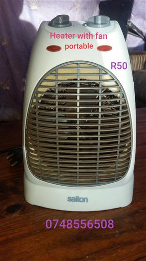 Salton Heater portable with fan