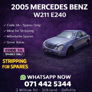 2005 Mercedes Benz W211 E240 Stripping For Spares!!!