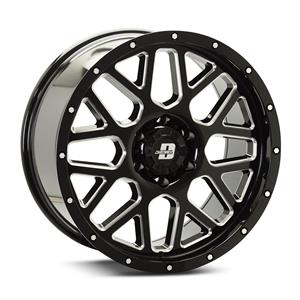 20″ SSW S357 Vegas 6/139 Matt Black with silver Trim alloy Wheels