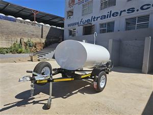1500L Stainless Steel Fuel mobile tank trailer 