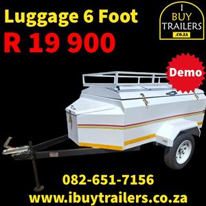 6 Foot Extra Deep Luggage Trailers 